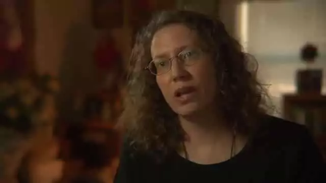 Marilynn HUGHES with The Man in the Cave