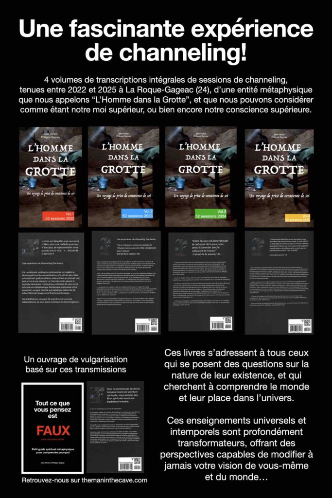 Livres de channeling de L'Homme dans la Grotte